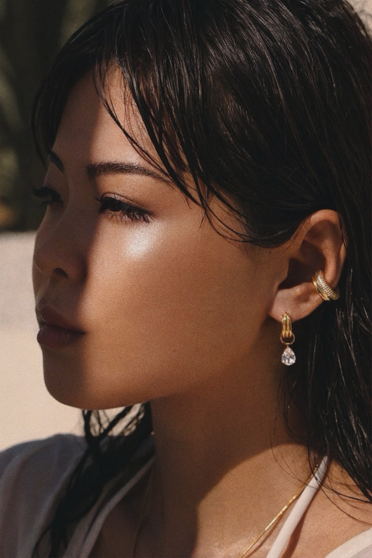 Drip Crystal Earrings