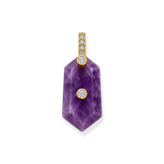 Amethyst Prism Charm